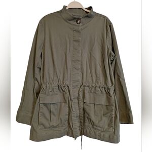 J. Jill Olive Green Utility Jacket